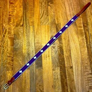 Leather Man Ltd. Purple Texas belt size 32